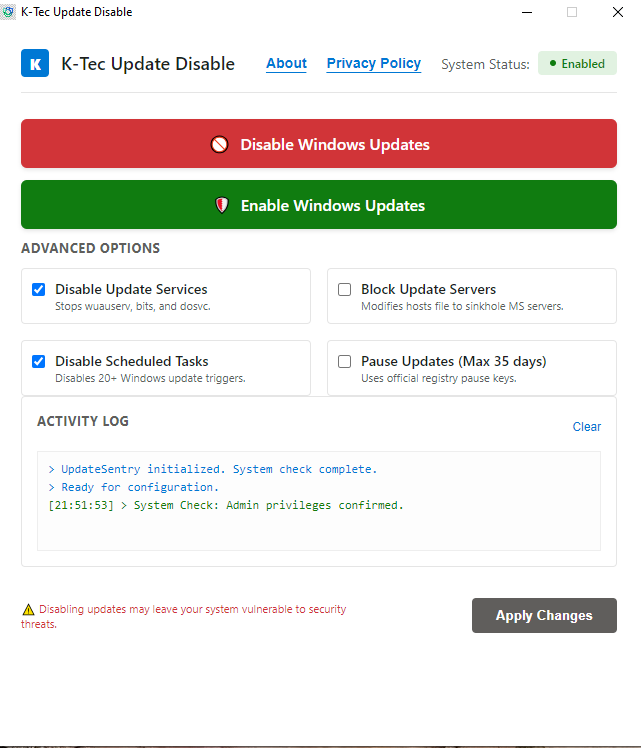 win update